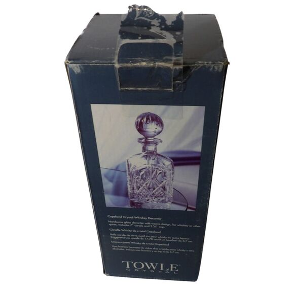 Vintage Towle‎ 24% lead Copeland crystal Whiskey decanter - Picture 3 of 4